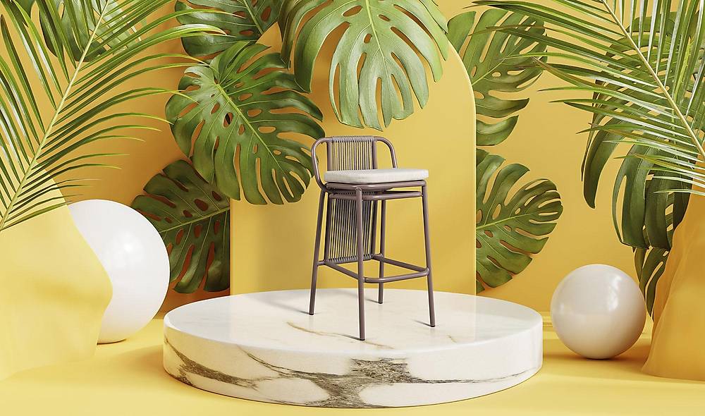 İve Bar Sandalyesi Bahçe Sandalyesi