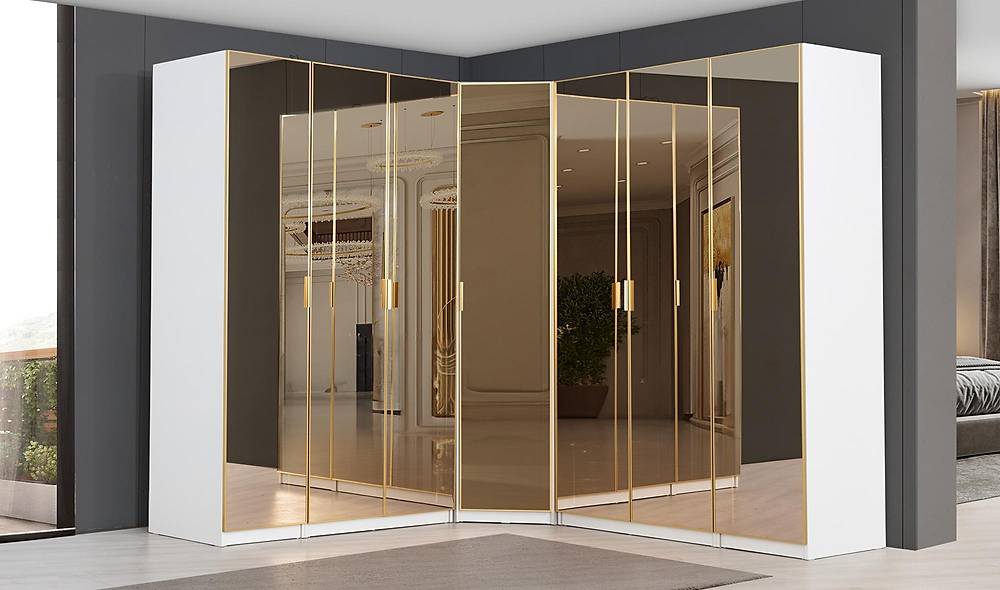 Bellino Köşe Gardrop Giyinme Odası