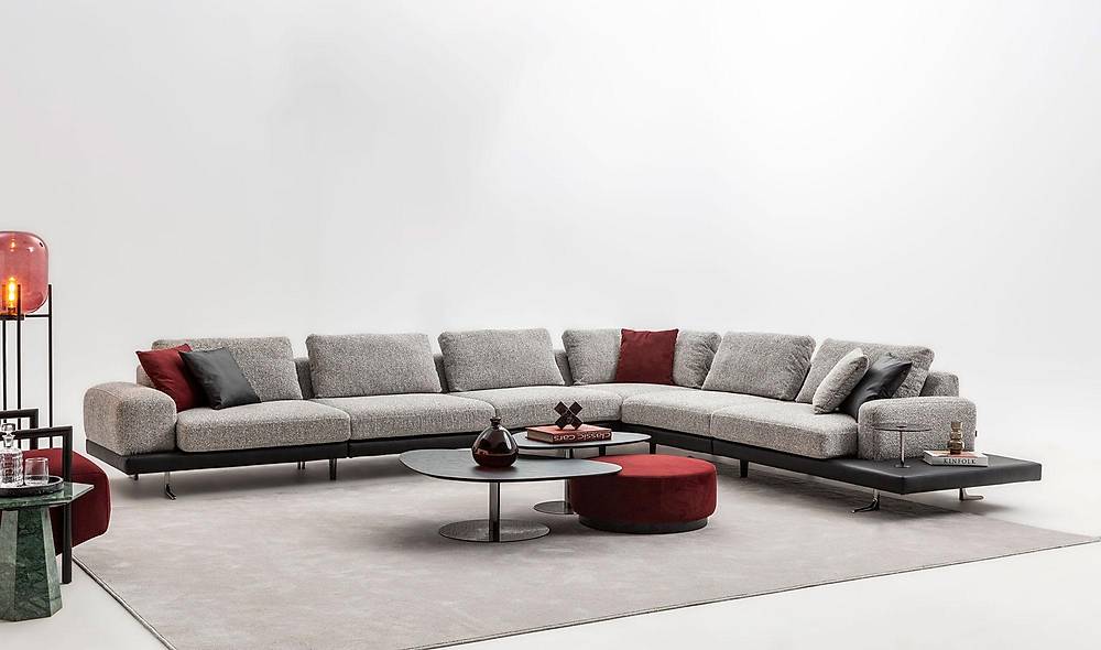 Focus Köşe Takımı - Gri Köşe Koltuk