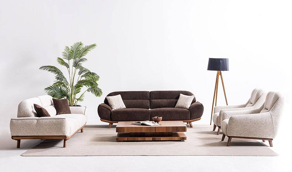 Wise Koltuk Takımı - Kahve Koltuk Takımı