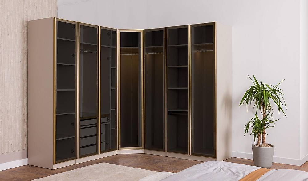 Bonny Köşe Gardrop Giyinme Odası