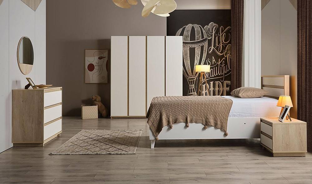 Dafne Genç Odası - 4 Kapılı Genç Odası