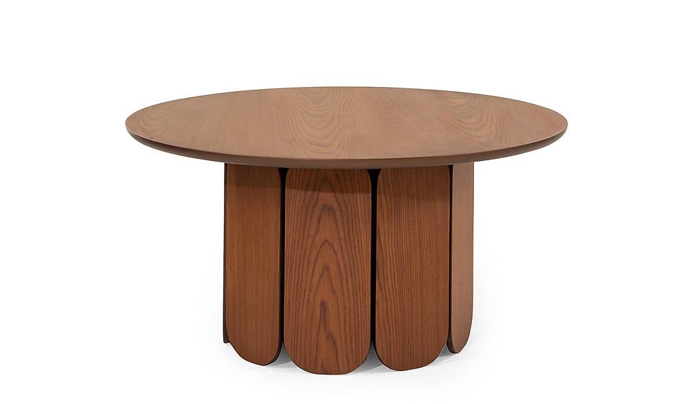 Mandala Ceviz Orta Sehpa - Küçük Sehpa ve Aksesuar