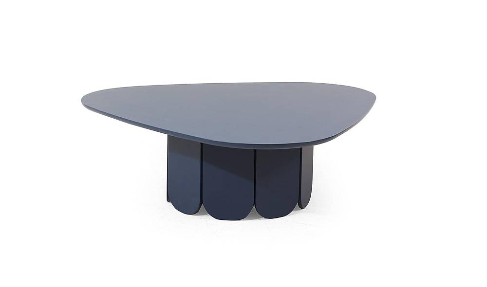 Mandala Mavi Orta Sehpa - Üçgen Sehpa ve Aksesuar