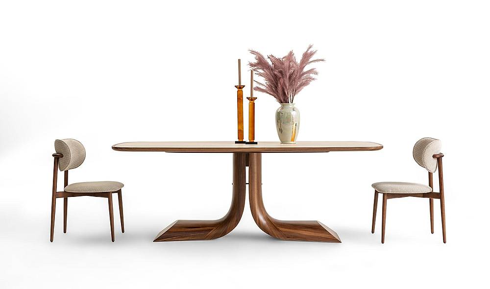 Messina Yemek Masası Takımı - Ceviz Yemek Masası Takımı