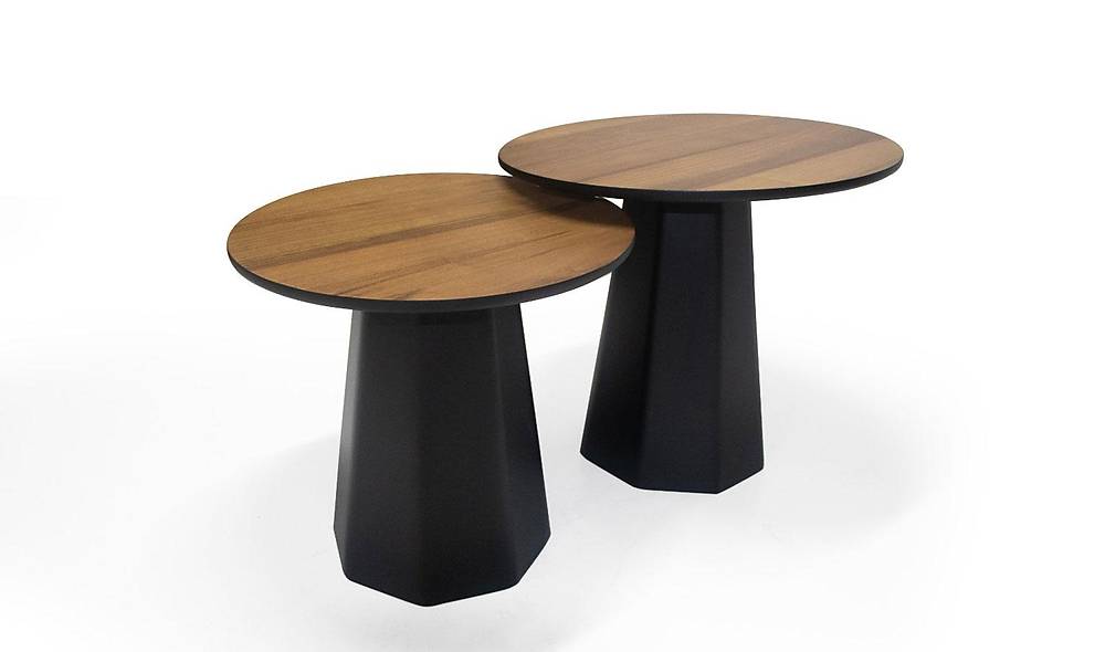 Argeş Orta Sehpa Seti - Siyah Sehpa ve Aksesuar