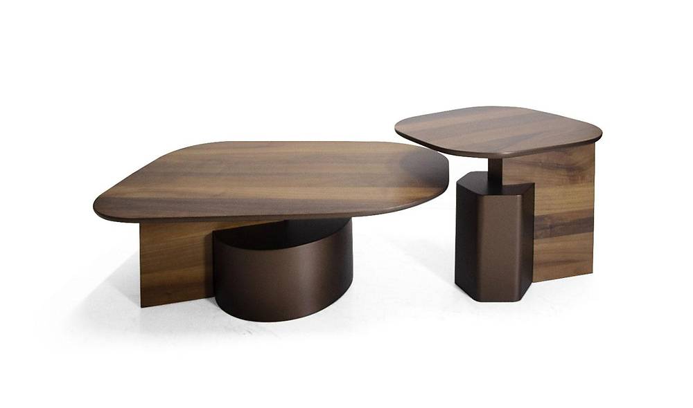 Carpet Orta Sehpa Seti - Ceviz Sehpa ve Aksesuar