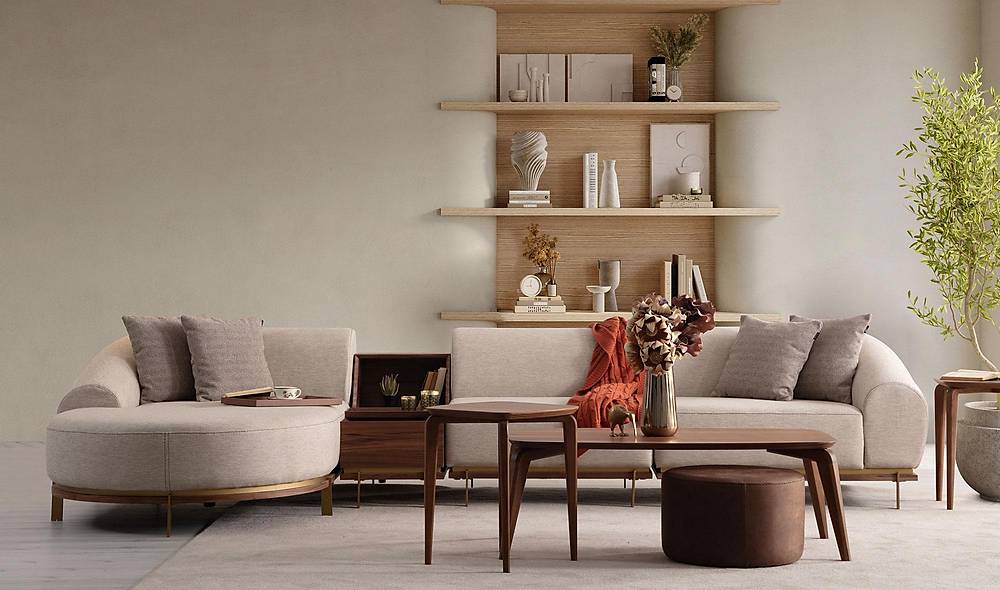 Toprak Köşe Takımı - Small Köşe Koltuk