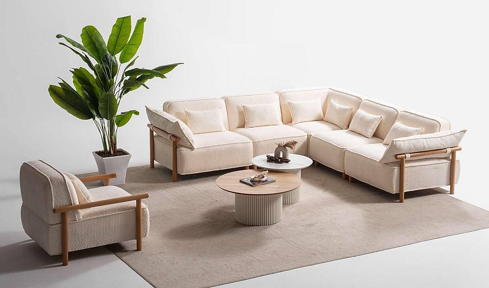 Cloudy Köşe Takımı - Medium Köşe Koltuk