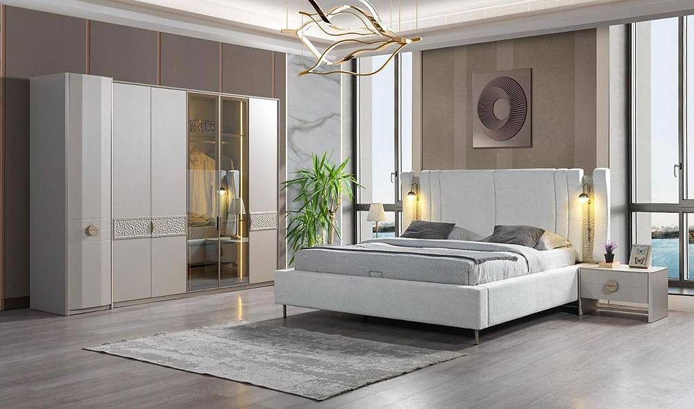 Hari Bazalı Yatak Odası Yatak Odası