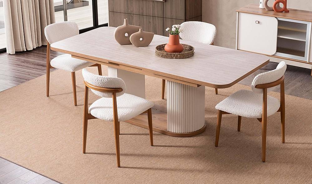 Flora Yemek Masası Takımı Yemek Masası Takımı