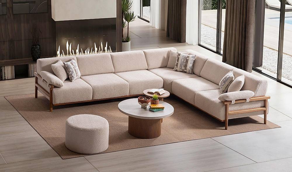 Flora Köşe Takımı Köşe Koltuk