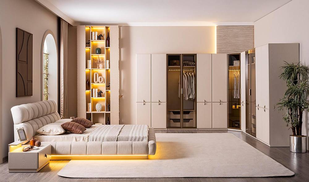 Atelier Yatak Odası - Köşe Dolaplı Köşe Dolap