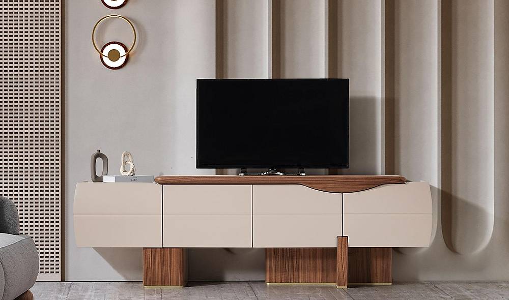 Lizay Tv Ünitesi - Bej TV Ünitesi