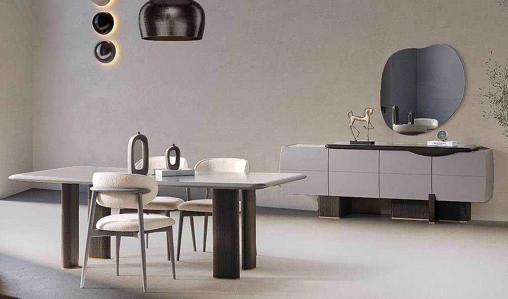 Lizay Yemek Odası - Gri Yemek Odası