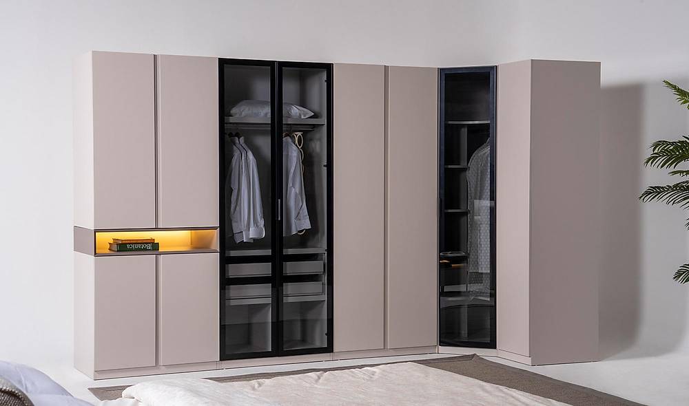 Samara Gardrop - Köşe Dolaplı Giyinme Odası