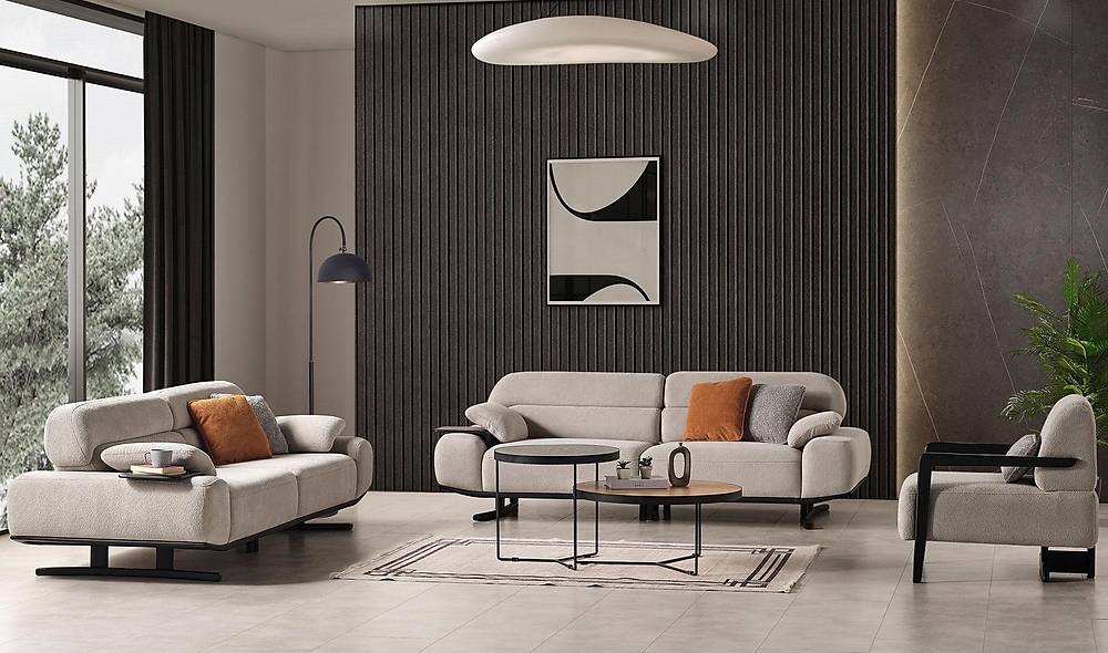 Aldo Koltuk Takımı - Siyah Koltuk Takımı