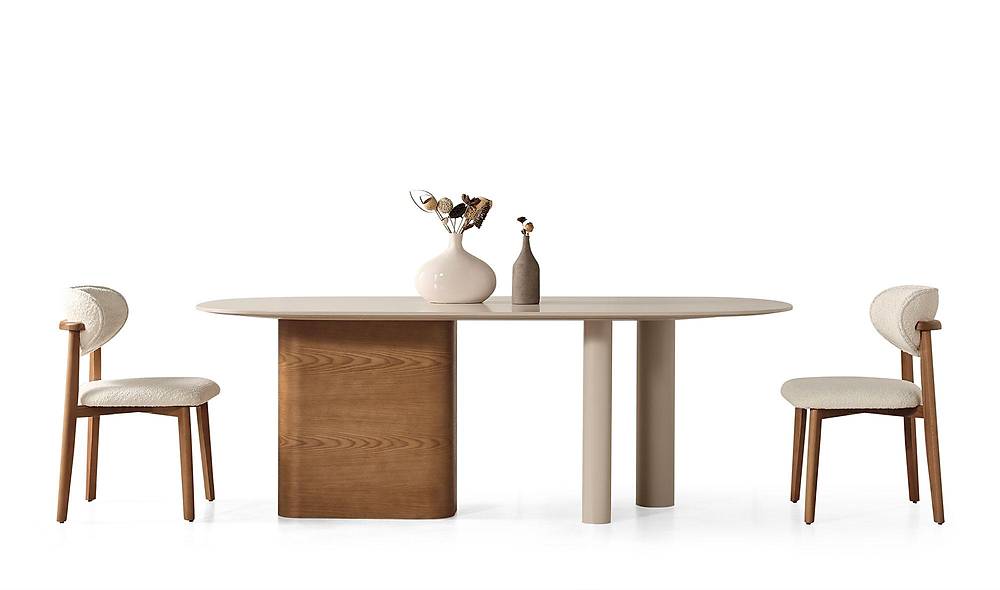 Maison Yemek Masası Takımı - Ceviz Yemek Masası Takımı