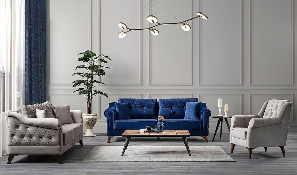 Nice Oturma Grubu - Kadife Oturma Grubu