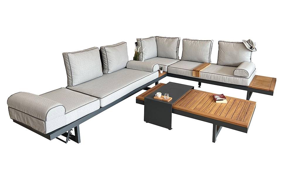 Martoni Bahçe Köşe Koltuk Takımı Bahçe Oturma Grubu