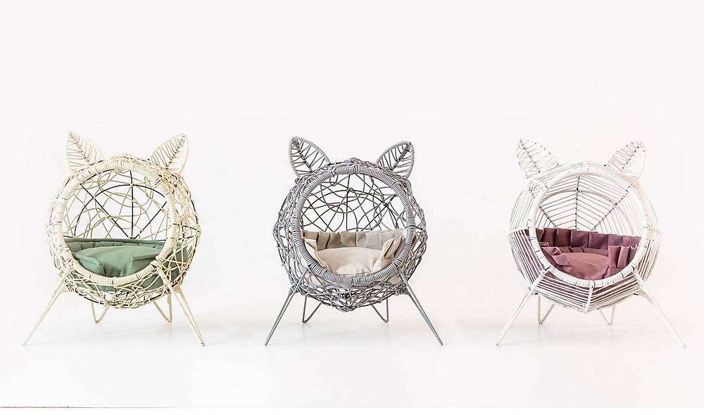 Tlos Kedi Yuvası - Metal Bahçe Aksesuar