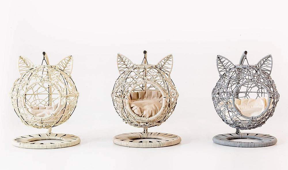 Tlos Kedi Yuvası - Rattan Bahçe Aksesuar