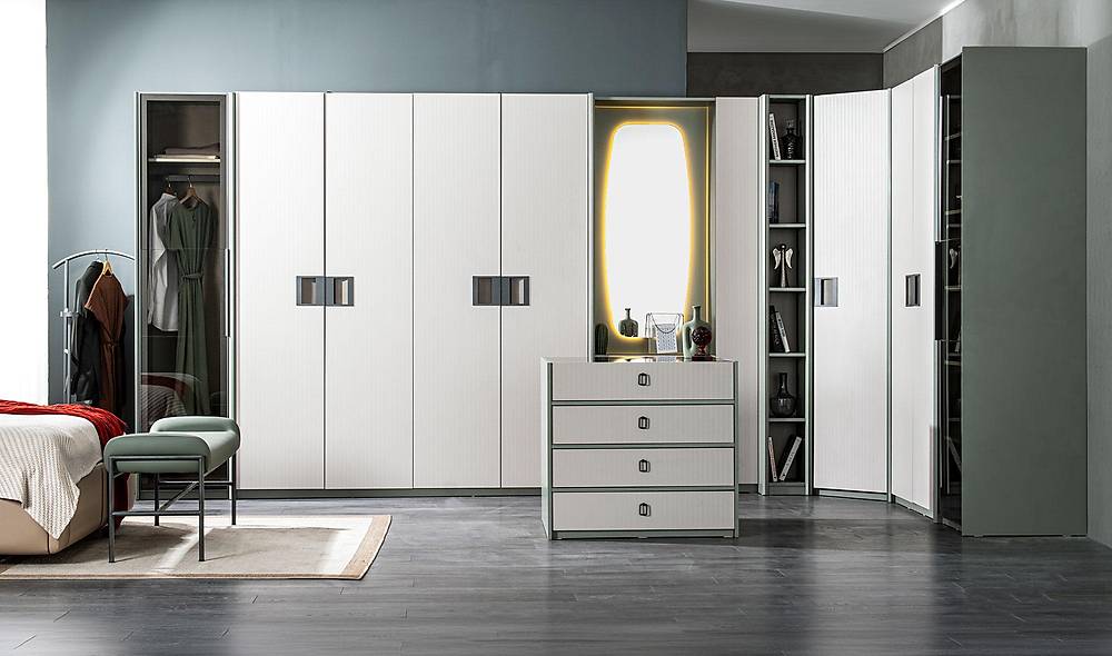 Gardena Gardrop - Köşe Dolaplı Giyinme Odası