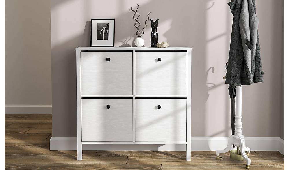 Frezo Ayakkabılık - Çekmeceli Vestiyer Portmanto