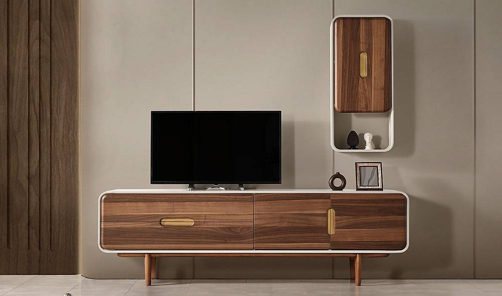 Toronto Tv Ünitesi - Ceviz TV Ünitesi