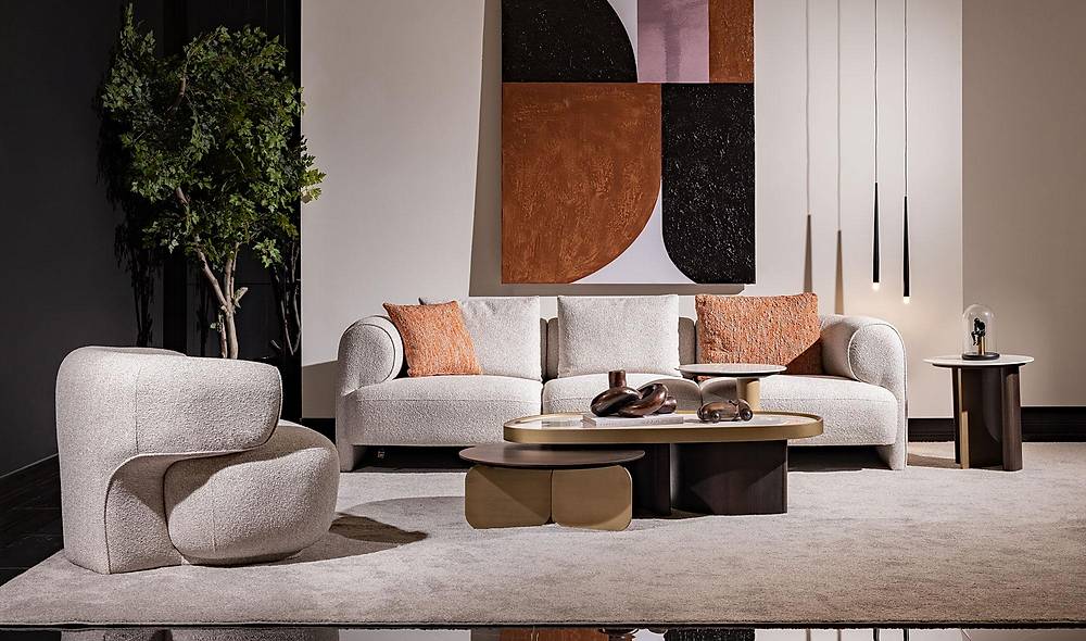 Camelia New Koltuk Takımı - Natural Koltuk Takımı