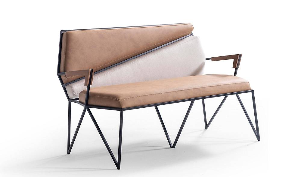 Wave İkili Bahçe Koltuğu Bahçe Oturma Grubu