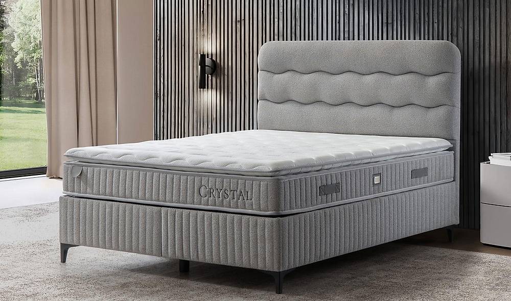 Crystal Baza + Başlık + Yatak Baza Setleri