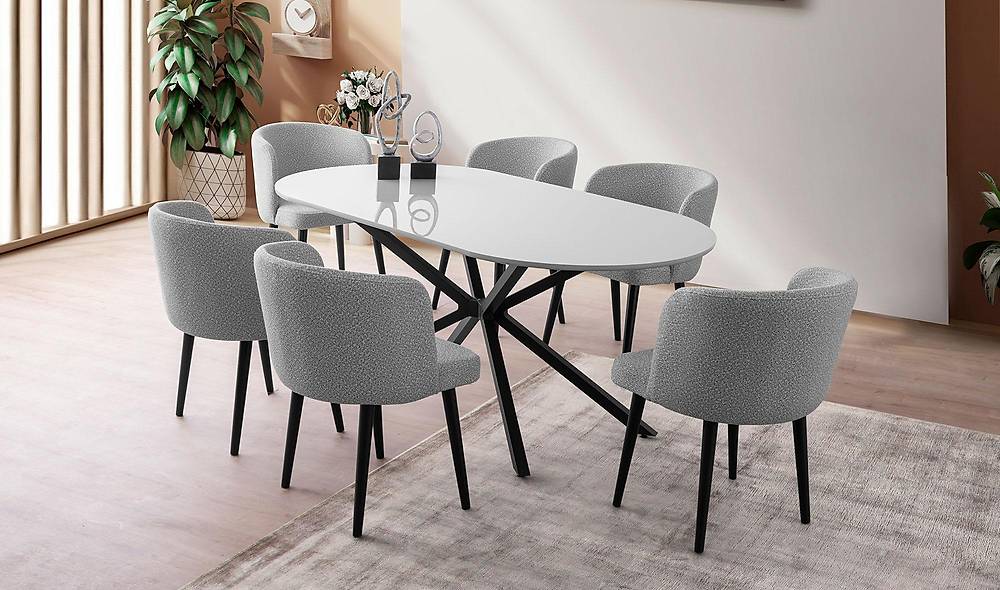 Lara Yemek Masası Takımı - Funny Sandalye Yemek Masası Takımı