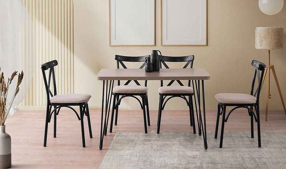 Açelya Yemek Masası Takımı - Brezee Sandalye Yemek Masası Takımı