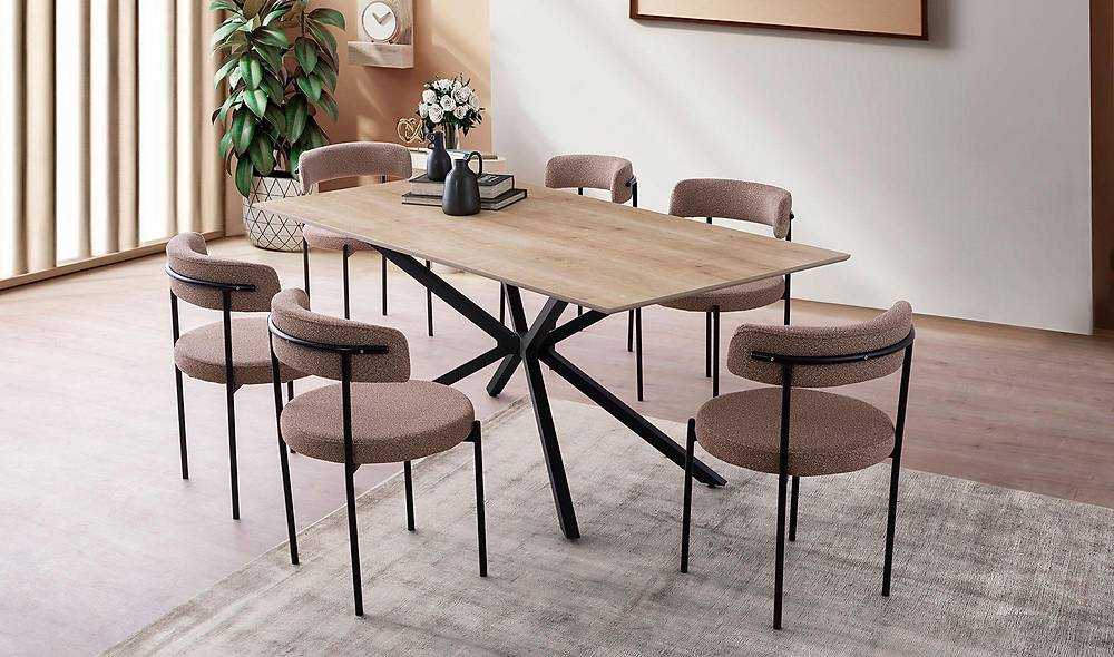 Afora Yemek Masası Takımı - Elvis Sandalye Yemek Masası Takımı