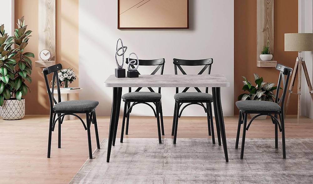 Ailso Yemek Masası Takımı - Brezee Sandalye Yemek Masası Takımı