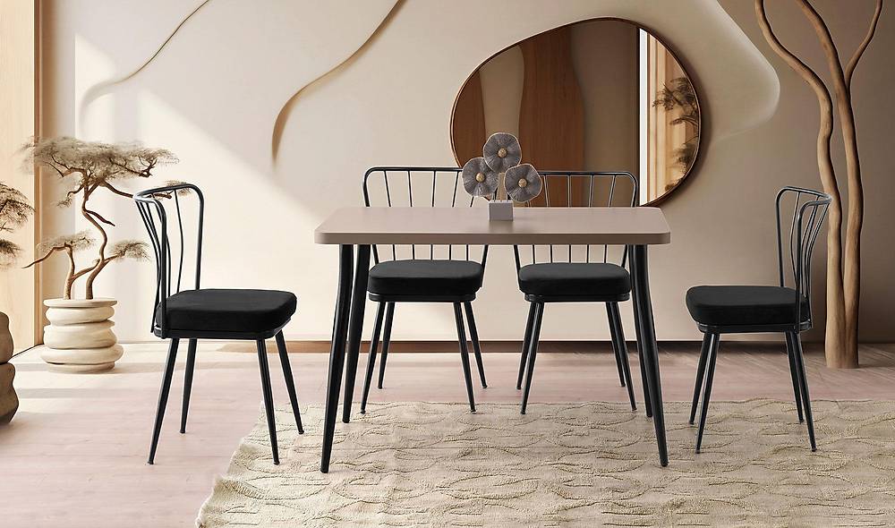 Ailso Yemek Masası Takımı - Romano Sandalye Yemek Masası Takımı