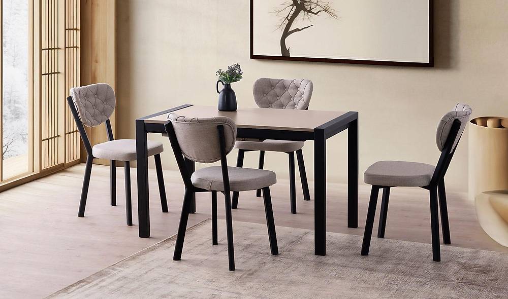 Aksu Yemek Masası Takımı - Spark Sandalye Yemek Masası Takımı