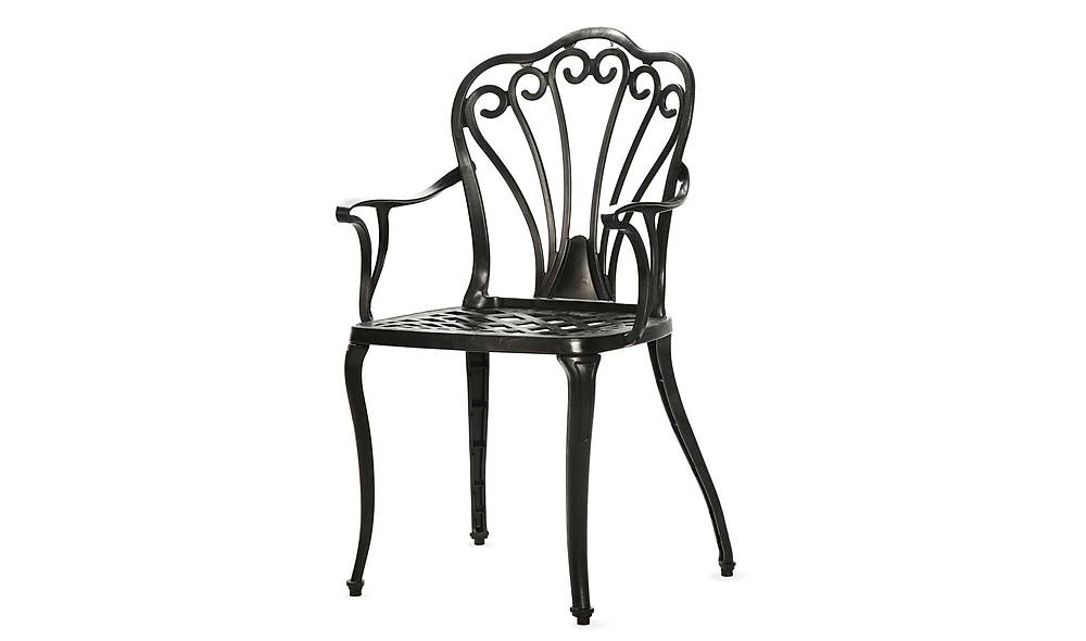 Gaia Sandalye 2 Adet - Siyah Bahçe Mobilyası