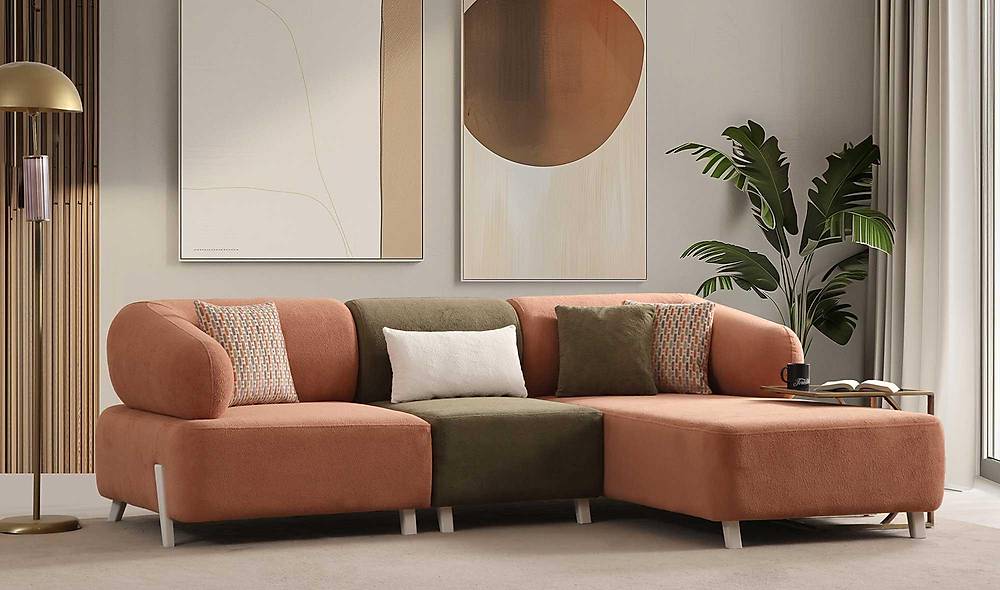 Ramona Köşe Takımı - Renkli Köşe Koltuk