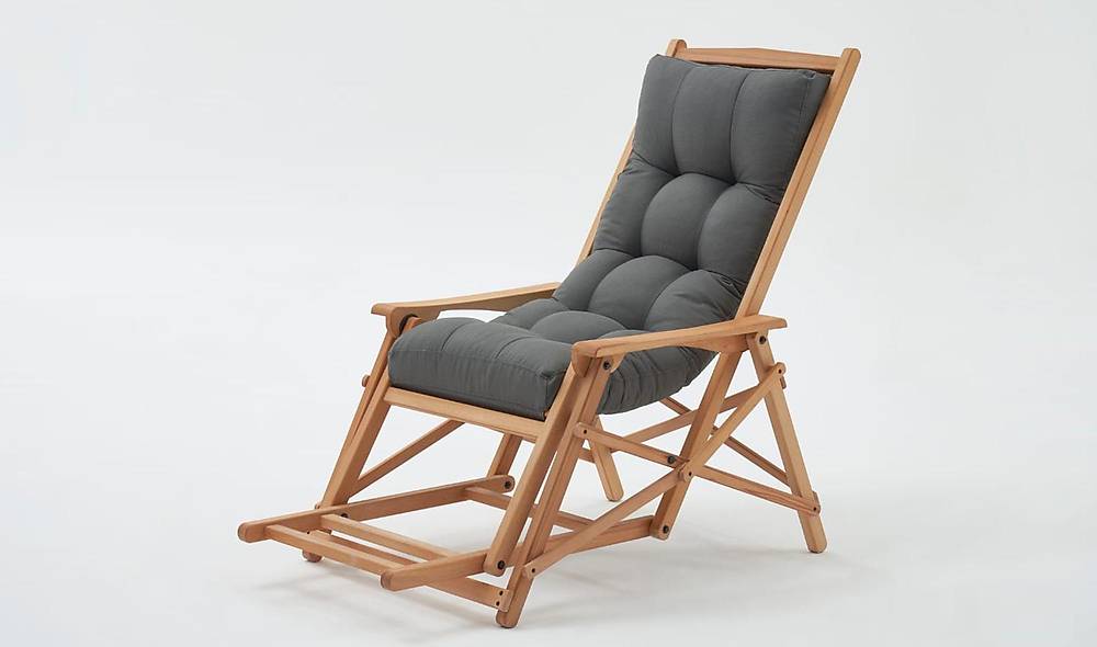 Ocean Tekli Bahçe - Balkon Koltuğu - Antrasit Bahçe Mobilyası