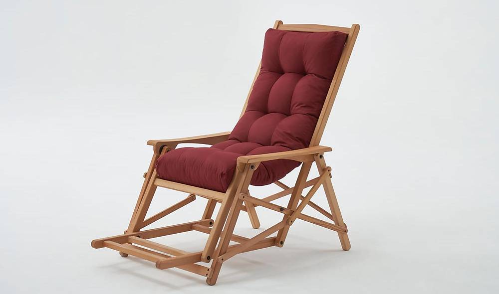 Ocean Tekli Bahçe - Balkon Koltuğu - Bordo Bahçe Mobilyası