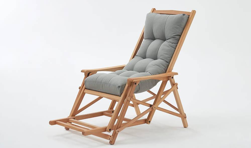 Ocean Tekli Bahçe - Balkon Koltuğu - Gri Bahçe Mobilyası