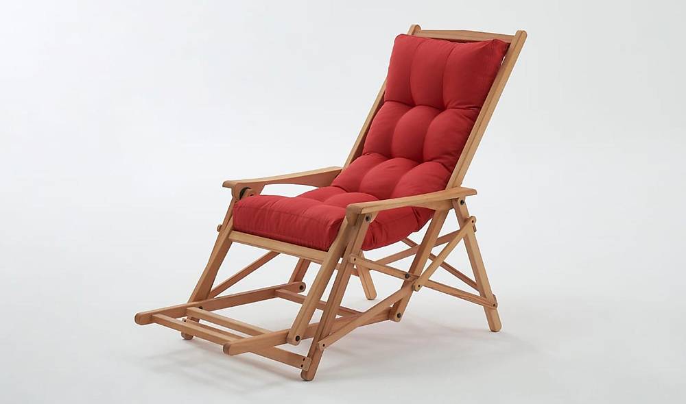 Ocean Tekli Bahçe - Balkon Koltuğu - Kırmızı Bahçe Mobilyası