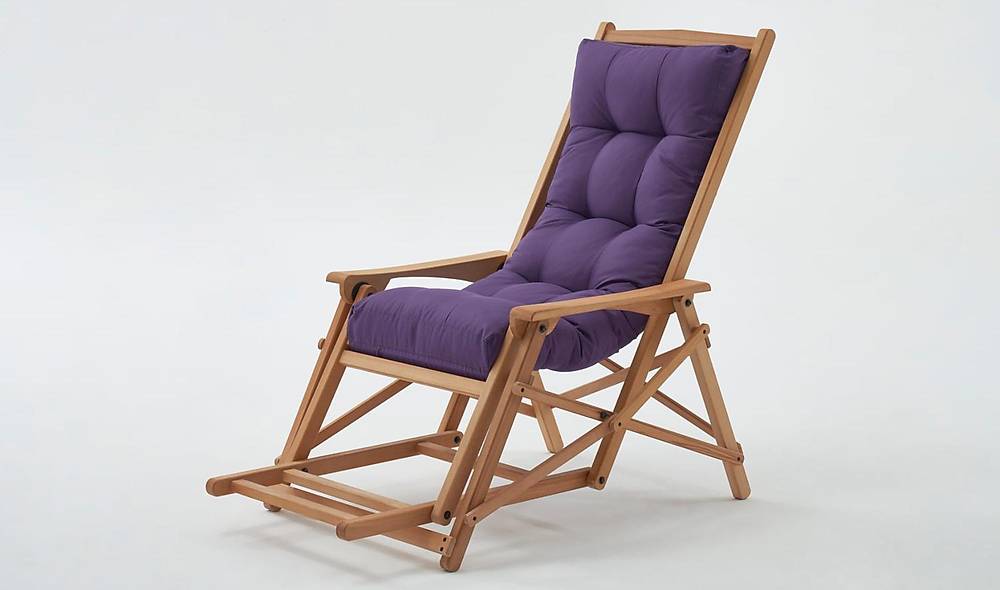 Ocean Tekli Bahçe - Balkon Koltuğu - Mor Bahçe Mobilyası