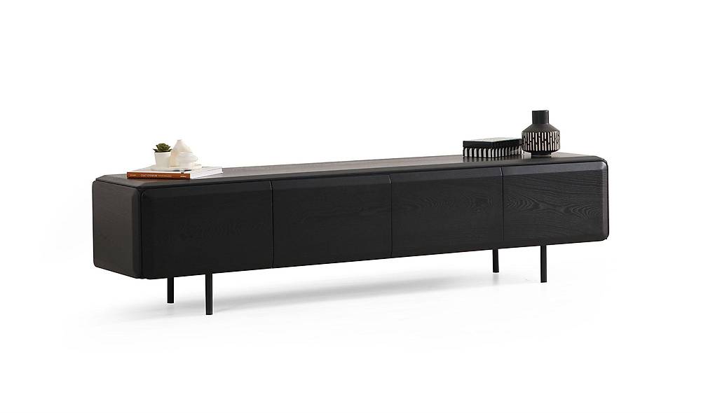 Roxas Tv Sehpası - Siyah TV Ünitesi