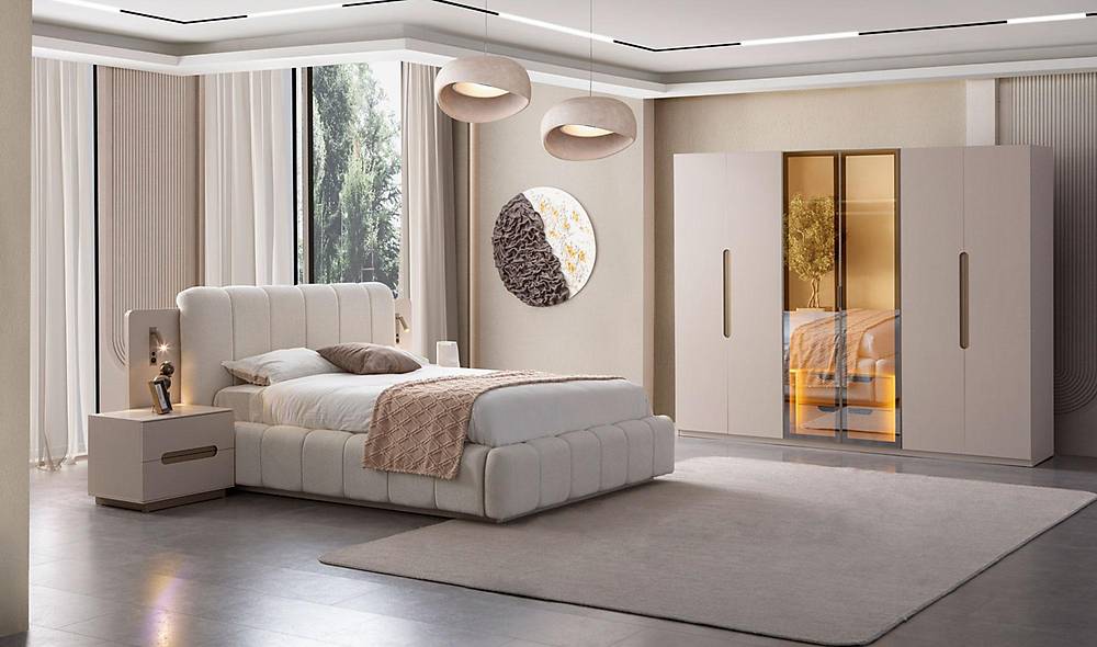 Joss Bazalı Yatak Odası Yatak Odası