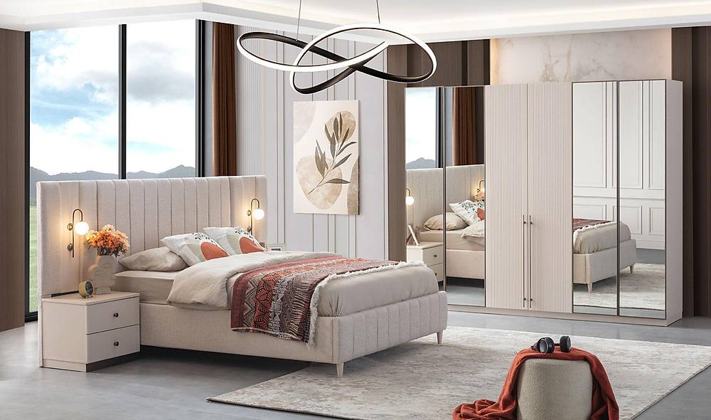 Ayışığı Bazalı Yatak Odası Yatak Odası