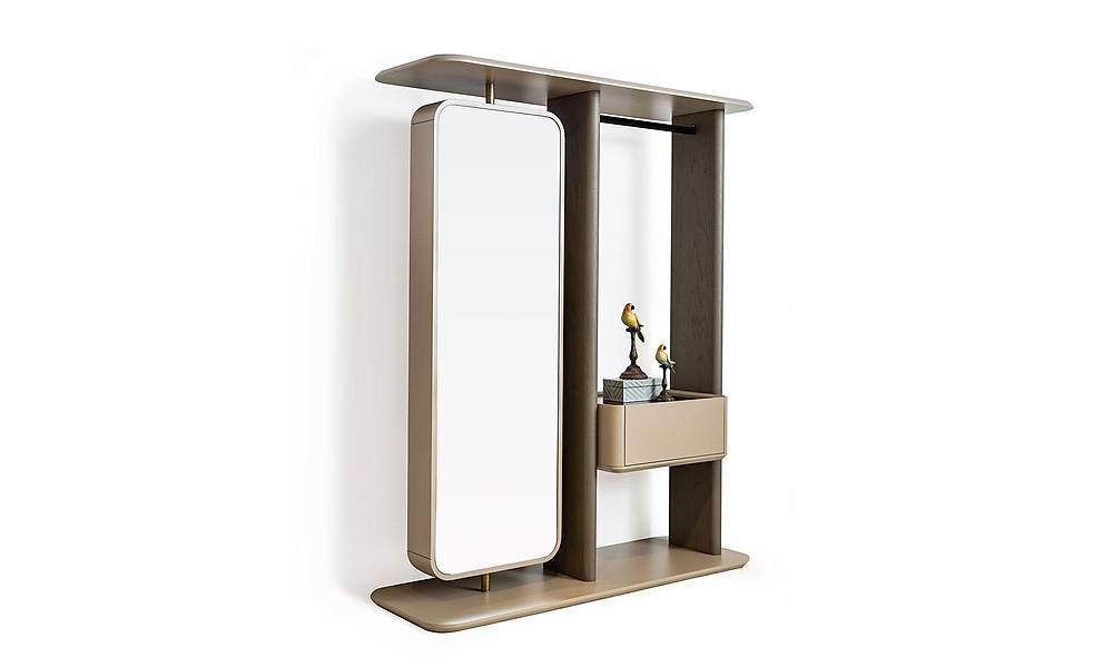 Mavera Aynalı Askılık Vestiyer Portmanto