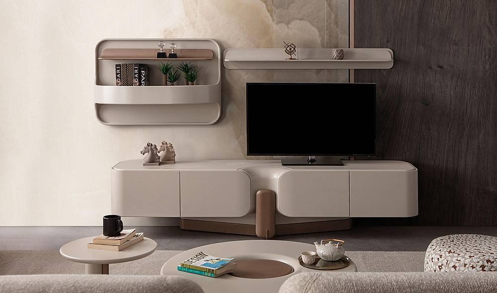 Rozy Tv Ünitesi - Krem TV Ünitesi
